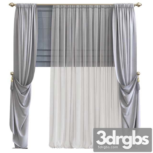 Curtain 731 3dsmax Download - thumbnail 1