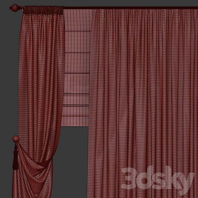 Curtain 731 3dsMax Model - thumbnail 3