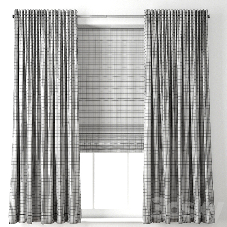 Curtain 74 3DS Max - thumbnail 2