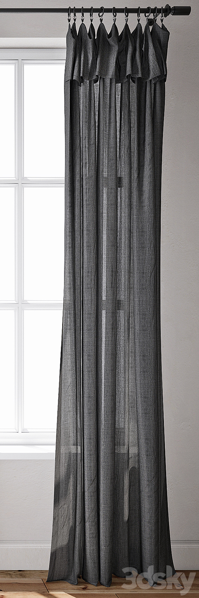 Curtain 74 3DS Max Model - thumbnail 2