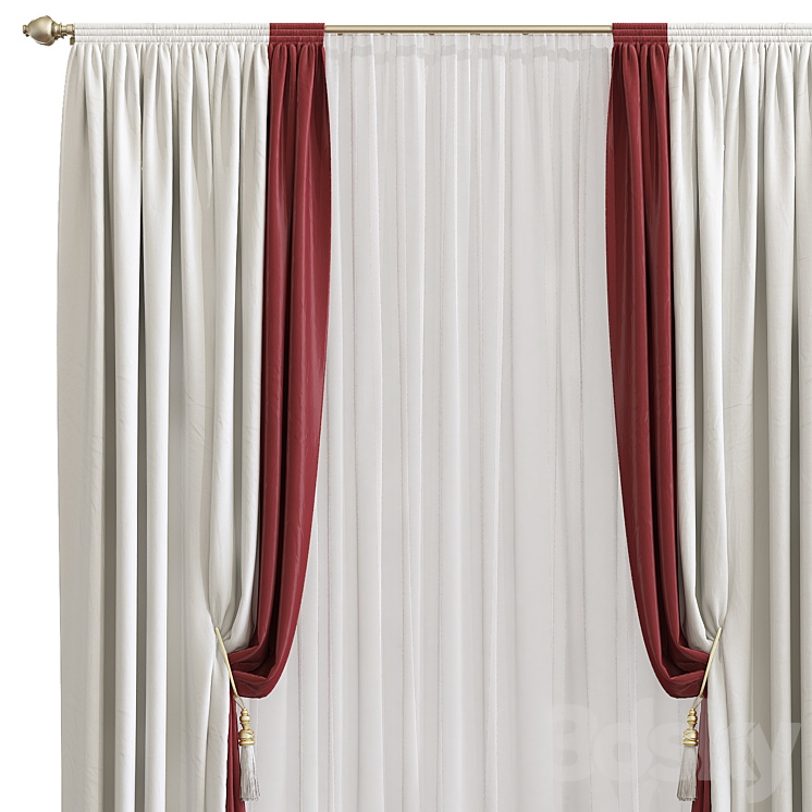 Curtain 759 3DS Max - thumbnail 2