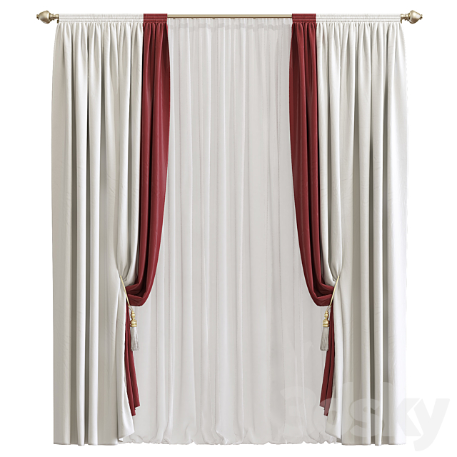 Curtain 759 3DSMax File - thumbnail 1