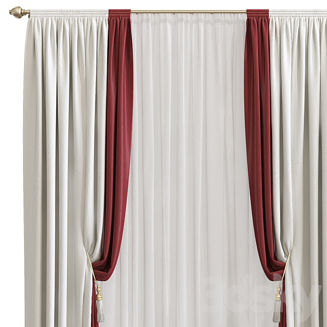 Curtain 759 3DSMax File - thumbnail 2