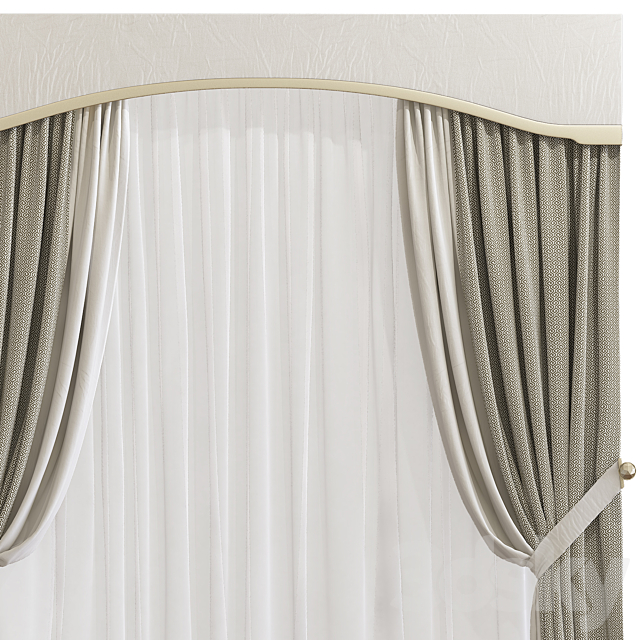 Curtain 775 3DS Max Model - thumbnail 2