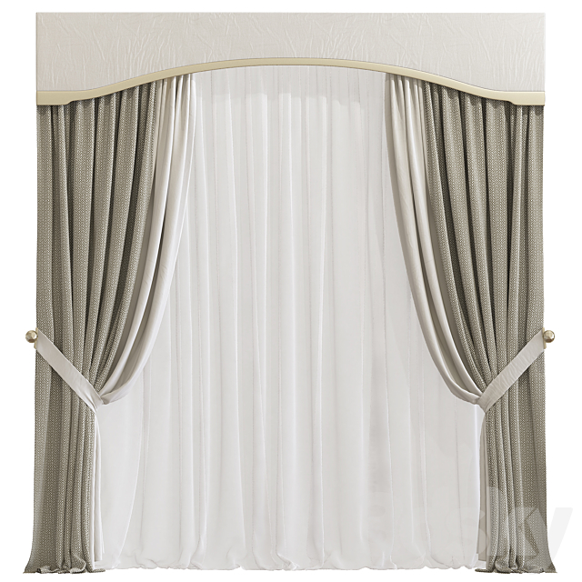 Curtain 775 3dsMax Model - thumbnail 1