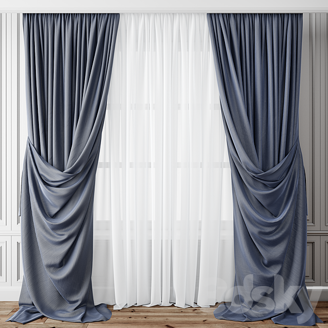 Curtain 79 3DSMax File - thumbnail 1