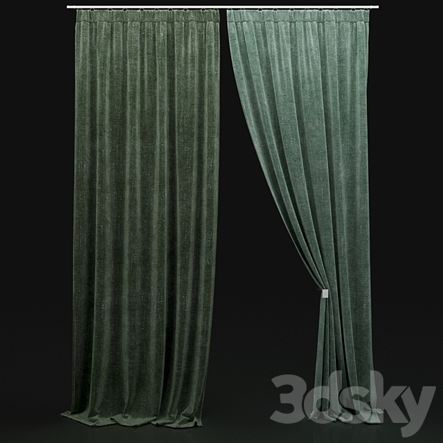 Curtain 79 3DSMax File - thumbnail 1