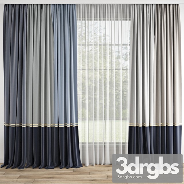 Curtain 791 1 3dsmax Download - thumbnail 1