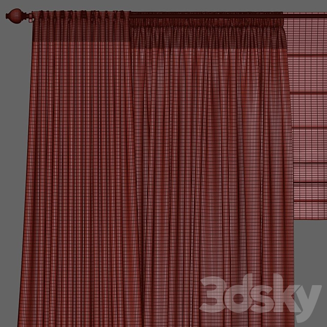 Curtain 795 3DSMax File - thumbnail 4