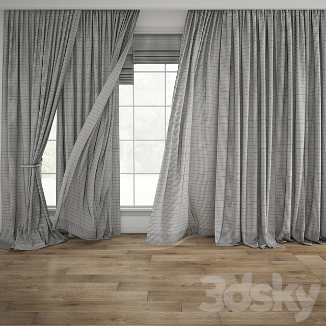 Curtain 817 3DS Max Model - thumbnail 3