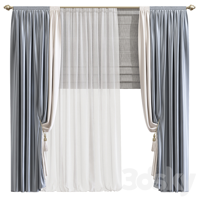 Curtain 819 3DSMax File - thumbnail 1