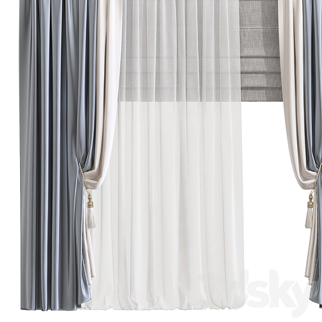 Curtain 819 3DSMax File - thumbnail 2