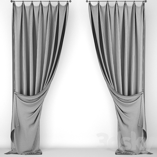 Curtain 82 3DS Max Model - thumbnail 3