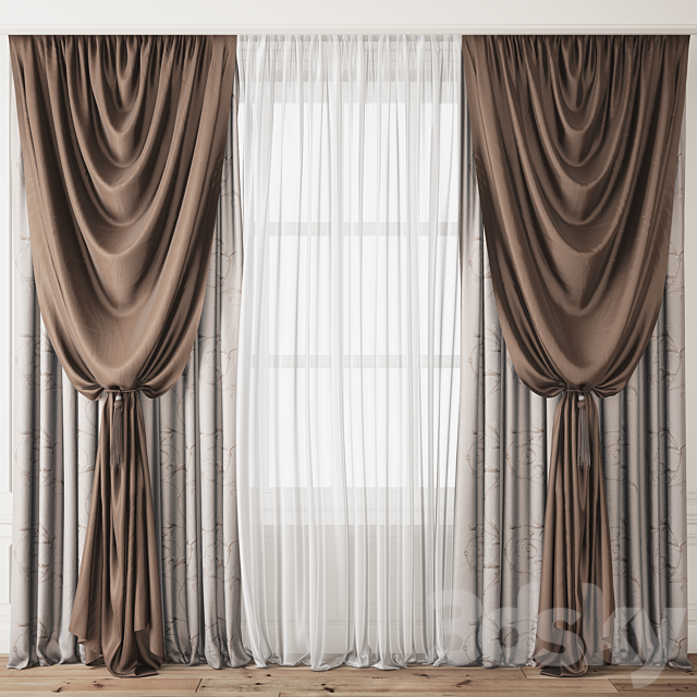 Curtain 82 3DSMax File - thumbnail 1