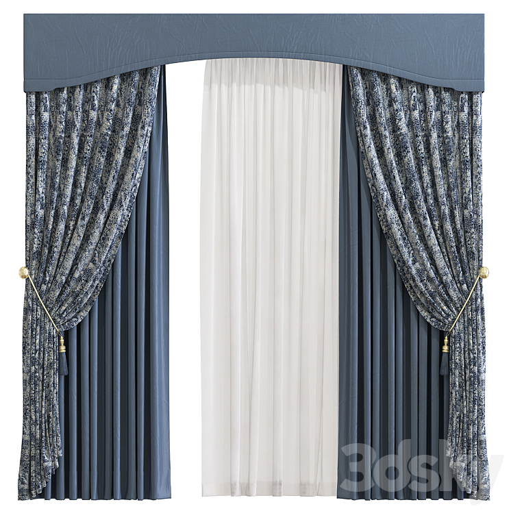 Curtain 826 3DS Max - thumbnail 1