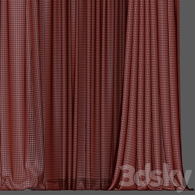 Curtain 830 3dsMax Model - thumbnail 3