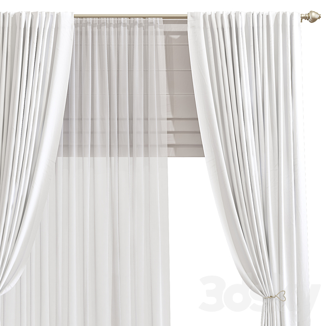 Curtain 835 3ds Max - thumbnail 2