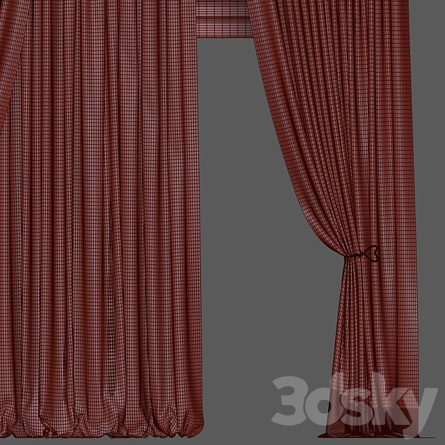 Curtain 835 3ds Max - thumbnail 3