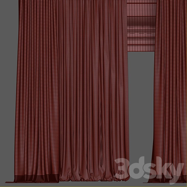 Curtain 841 3DSMax File - thumbnail 3