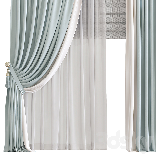 Curtain 844 3ds Max - thumbnail 2