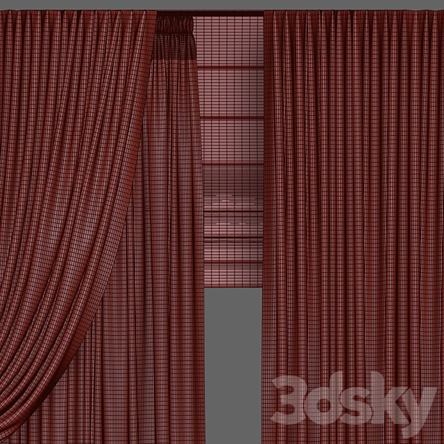 Curtain 844 3ds Max - thumbnail 3