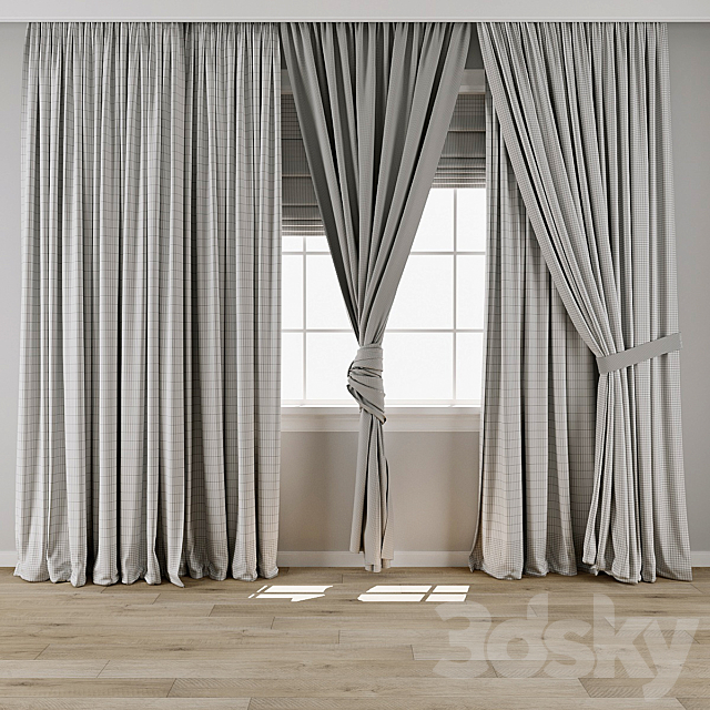 Curtain 848 3DS Max Model - thumbnail 3