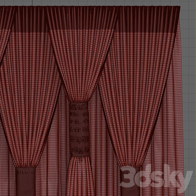 Curtain 849 3ds Max - thumbnail 3