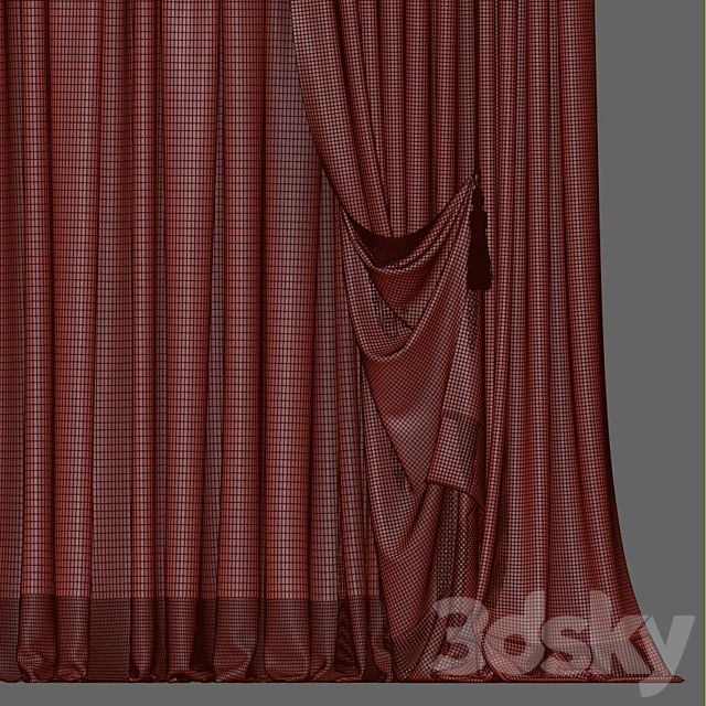 Curtain 855 3DS Max Model - thumbnail 3