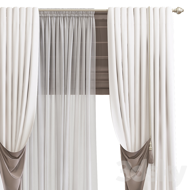 Curtain 856 3DS Max Model - thumbnail 2