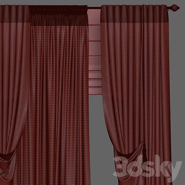 Curtain 856 3DS Max Model - thumbnail 3