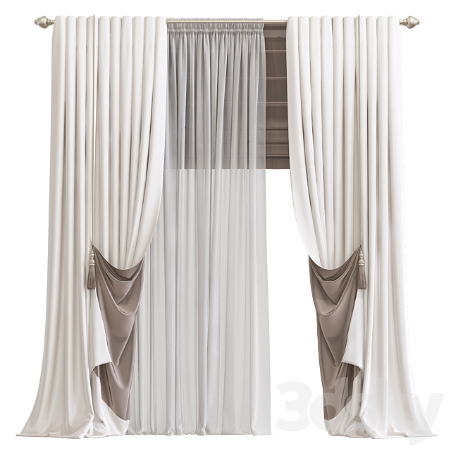 Curtain 856 3dsMax Model - thumbnail 1