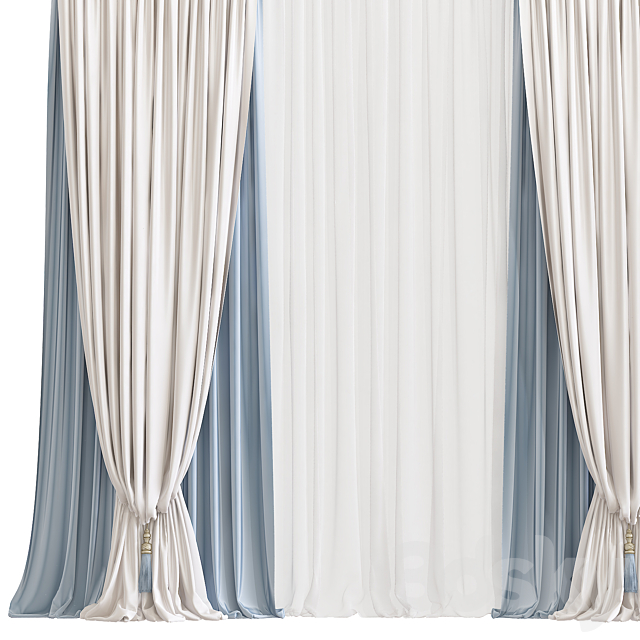 Curtain 860 3DS Max Model - thumbnail 2