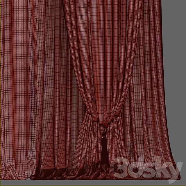 Curtain 860 3DS Max Model - thumbnail 3