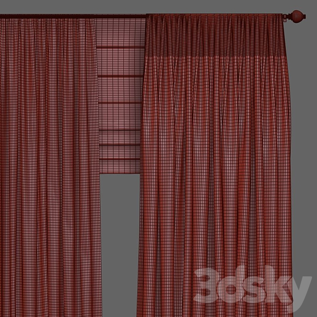 Curtain 866 3DS Max Model - thumbnail 3