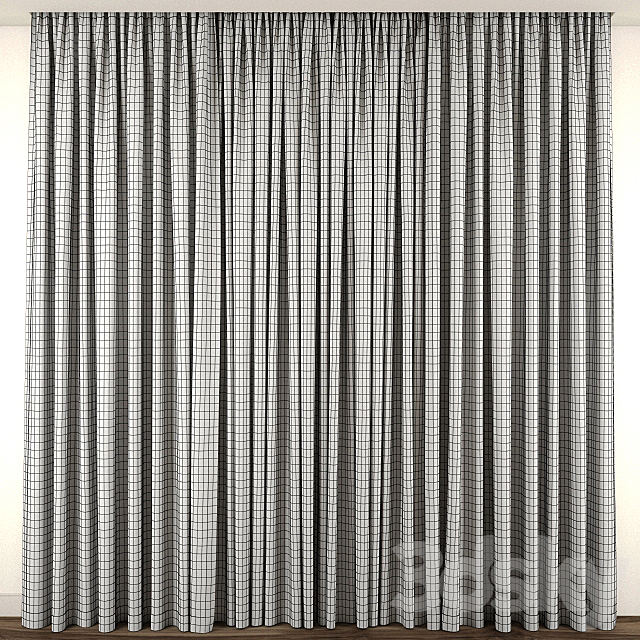 Curtain 87 3DS Max Model - thumbnail 3