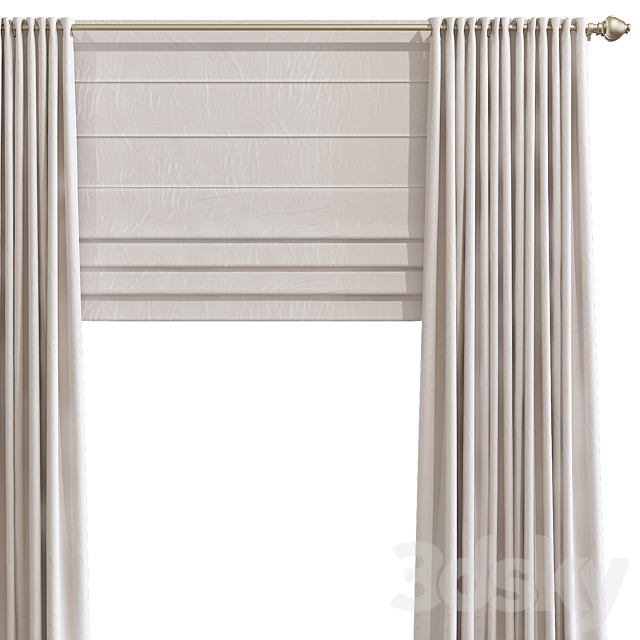 Curtain 871 3dsMax Model - thumbnail 2