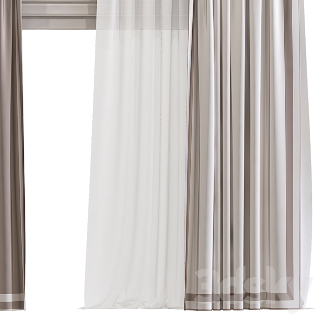 Curtain 878 3dsMax Model - thumbnail 2