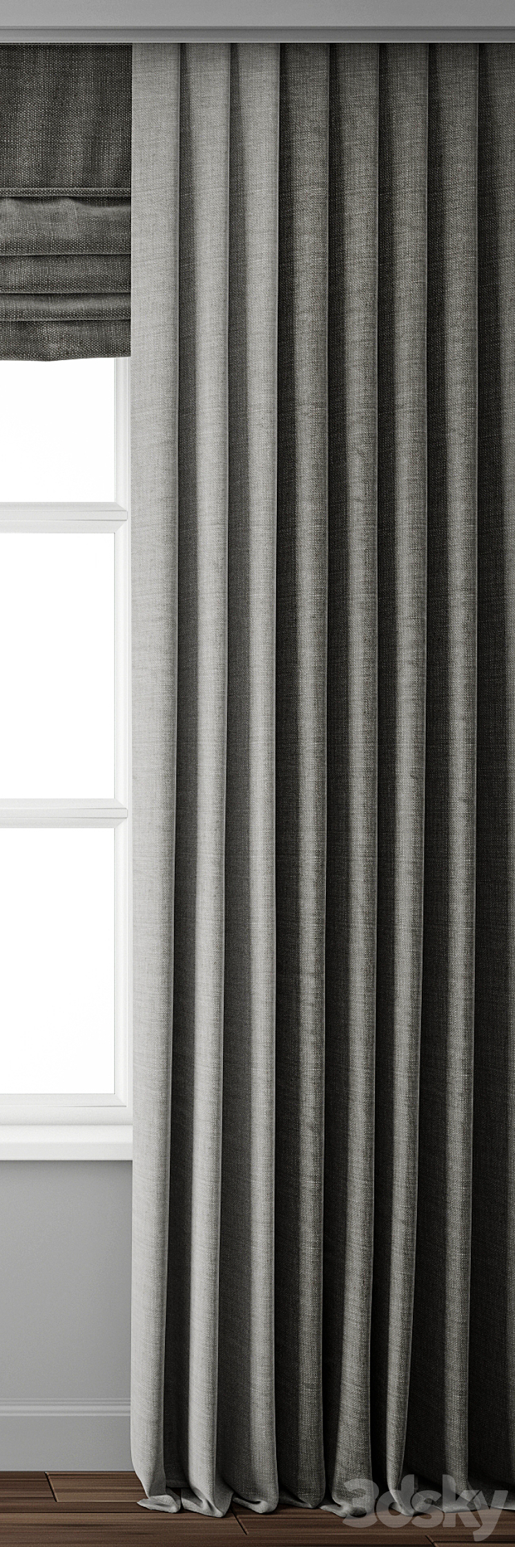 Curtain 88 3DS Max - thumbnail 2