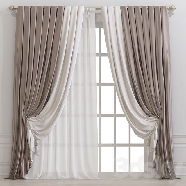 Curtain 887 3ds Max - thumbnail 1