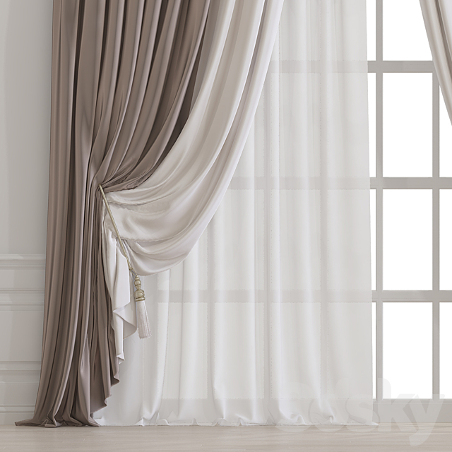 Curtain 887 3ds Max - thumbnail 2