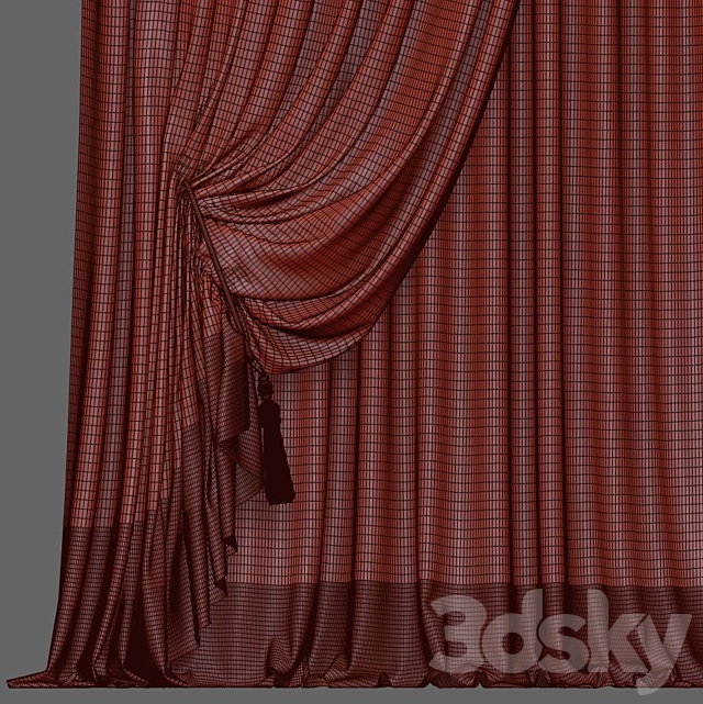 Curtain 887 3ds Max - thumbnail 3