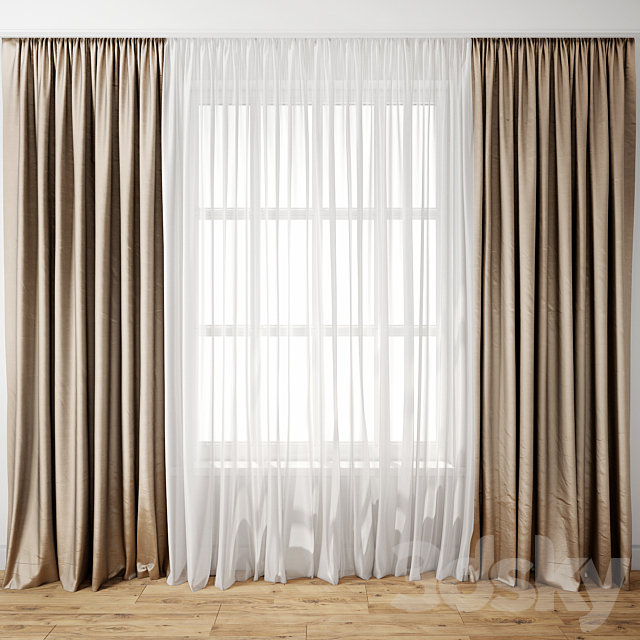 Curtain 89 3DSMax File - thumbnail 1