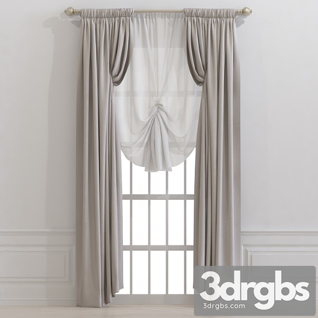 Curtain 890 3dsmax Download - thumbnail 1