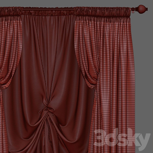 Curtain 890 3DSMax File - thumbnail 3