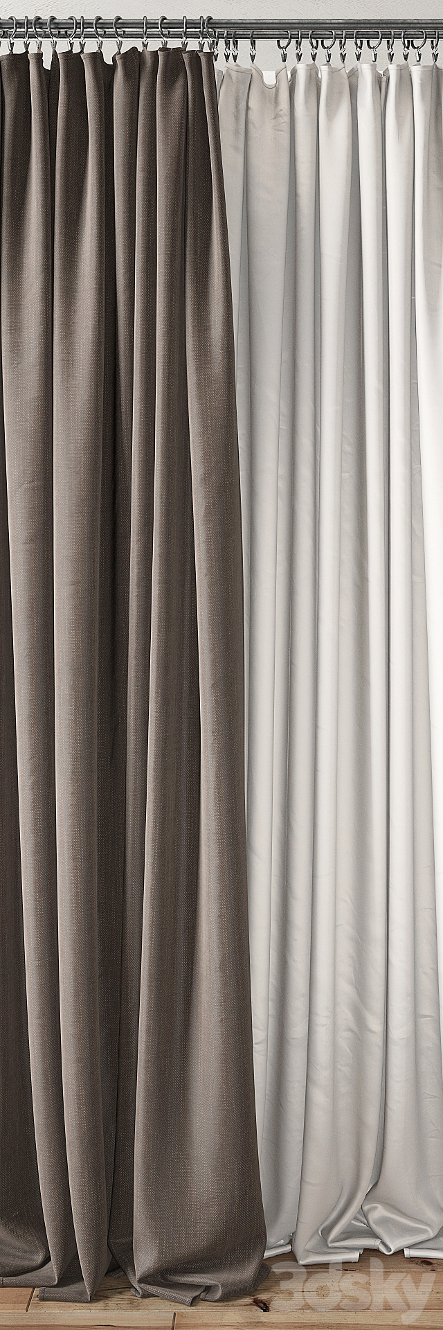 Curtain 90 3DSMax File - thumbnail 2