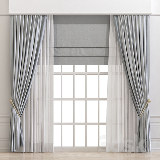 Curtain 905 3DS Max Model - thumbnail 4