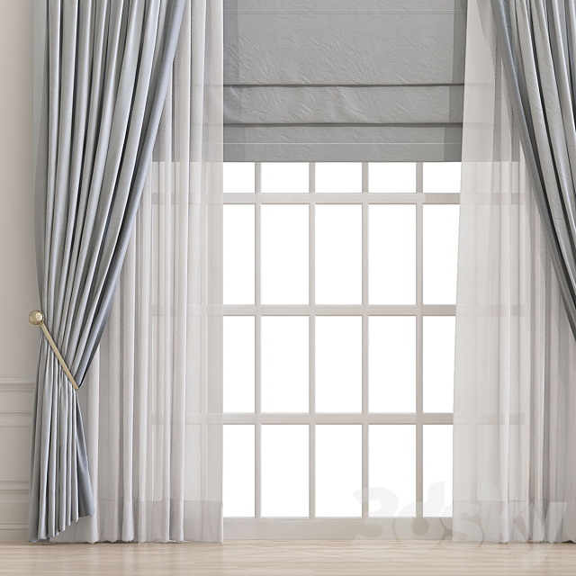 Curtain 905 3DS Max Model - thumbnail 5