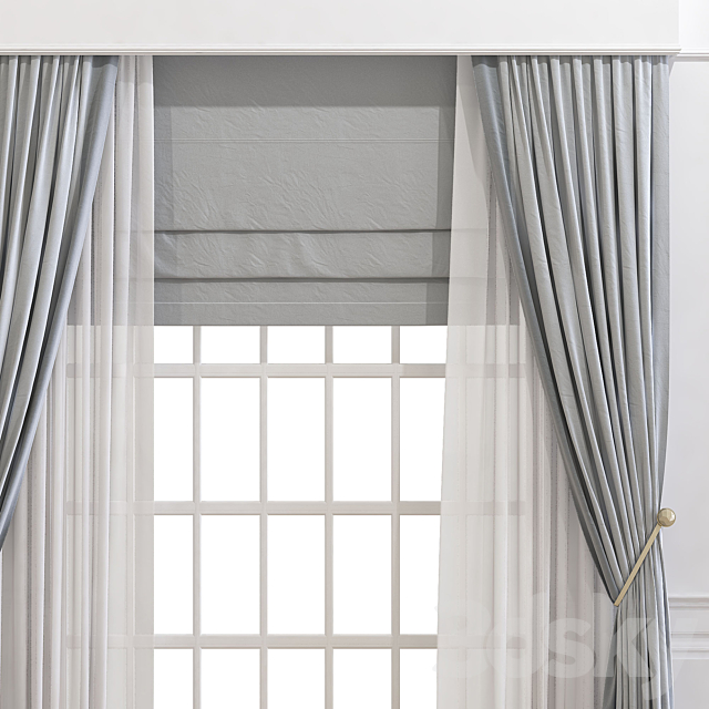 Curtain 905 3DS Max Model - thumbnail 6