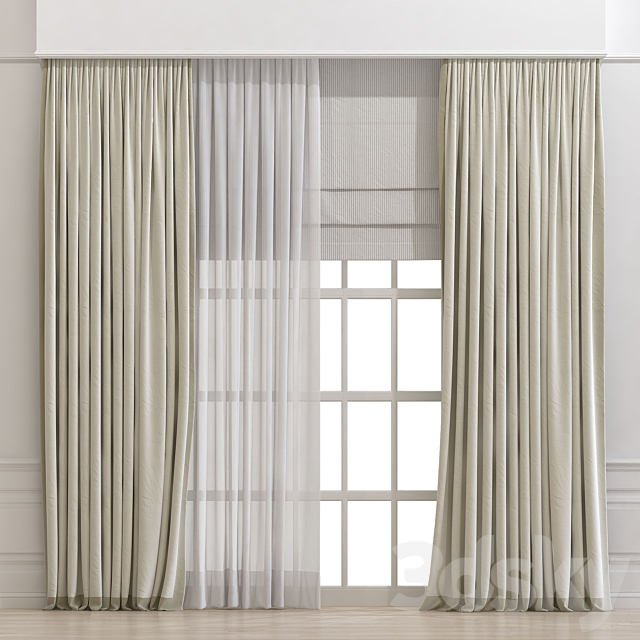 Curtain 906 3dsMax Model - thumbnail 4