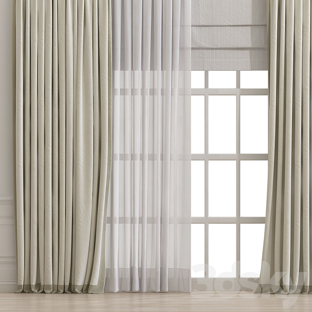 Curtain 906 3dsMax Model - thumbnail 5